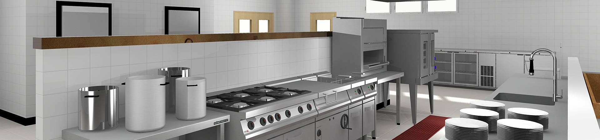 Soluciones especializadas para cada sector: Diseño de cocinas industriales, diseño de baños, diseño de interiores, diseño de oficinas.